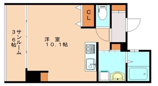 香椎駅 徒歩2分 8階の物件間取画像